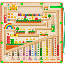🌈 Montessori Magnetspiel Labyrinth ab 2-6 Jahre | Holzspielzeug Geschenk