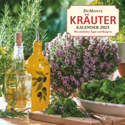 🌿 DUMONT - DUMONTS Kräuter Kalender 2025 📅