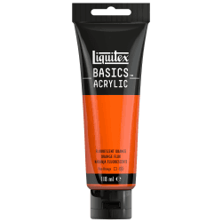 Liquitex Basics Acrylfarbe Orange Fluo – 118ml Tube 🎨🖌️