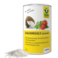Raab Vitalfood® Kaliumsalz Mischung (200 g) mit Kaliumchlorid