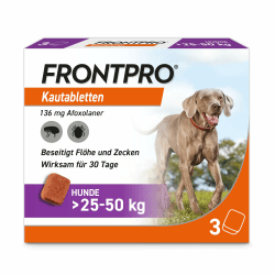 FRONTPRO Hund XL - Kautablette gegen Zecken & Flöhe 🐕🦟