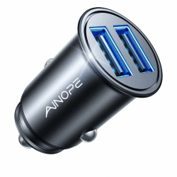 🔋 AINOPE 24W Zigarettenanzünder USB Ladegerät für Auto 🚗