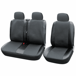 🚗 TOYOUN Sitzbezüge Auto für Transporter Vordersitze 2+1 Universal Schonbezüge