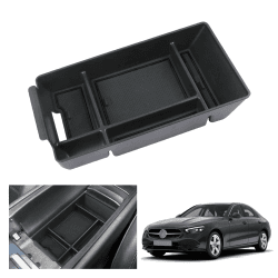 🚗 GAFAT Kompatibel mit Mercedes-Benz C-Klasse W206 2023 2024 2025 Mittelkonsole Aufbewahrungsbox 🚗