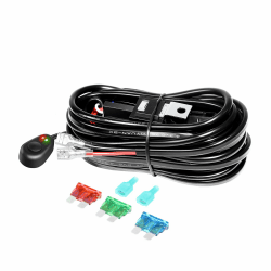 RIGIDON Kabelbaum Kabelsatz Relais Adapter für KFZ 🚗 Scheinwerfer Arbeitsscheinwerfer Tagfahrleuchten Lichtleisten DC 12V/40A 18AWG