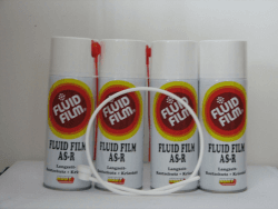 🔥 Super Deal! 4 x Fluid Film AS-R Langzeit-Rostschutz Kriechöl 400ml Sprühdosen + Sonde 60cm