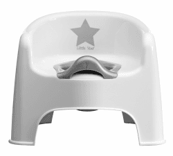 Topfstuhl Little Star rutschsicheres Baby & Kinder Töpfchen - Töpfchen-Trainer mit Spritzschutz und Sternaufkleber 🌟