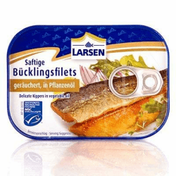 Angebot: Larsen MSC Bücklingsfilets Geräuchert In Rapsöl, 110 g 🐟🔥