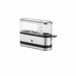 🍳🥚 WMF Küchenminis 2-Eier-Kocher | Eierkocher 2 Eier | BPA-frei | 250W | Cromargan matt Single