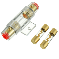 🔒 BOJACK 100A AGU Sicherungshalter Inline Auto Automotive Audio Sicherheitsschutz 🔒