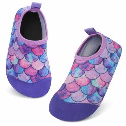 TMEOG Badeschuhe Kinder Wasserschuhe für Jungen Mädchen 30/31 EU L Lila 🌊🤽