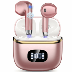 Bluetooth Kopfhörer Kabellos Bluetooth 5.3 mit 4 ENC Noise Cancelling Mic 🎵📞