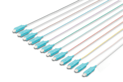 🌈 DIGITUS LWL Pigtails - 12 Stück - SC - Simplex - OM3 - Farbcode DIN IEC 304 🌟