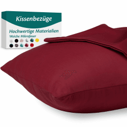 Angebot: Flowen Kissenbezug 50x80 Mikrofaser Premium 2er Set