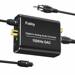 🔊 Fokky DA Wandler 192kHz DAC Konverter Digital-Analog-Wandler