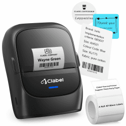 🏷️🖨️ CLABEL Etikettendrucker 221B Thermo Mini Label Drucker