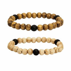 MILAKOO Lava Rock Stein Perlen ätherisches Öl Diffusor Armband 🌋🌿