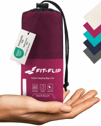 Fit-Flip Hüttenschlafsack aus Baumwolle oder Mikrofaser - Ultraleichter Innenschlafsack 🌟