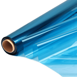 🎁🛍️ CMFYHM Blaue Zellophanfolie - Buntes Zellophan-Geschenkpapier