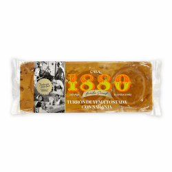 Angebot: Gerösteter Eigelb-Turrón mit Orange 300g 🍊🌰