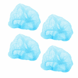 🌟 Artibetter Baretthauben Einweghauben Vlieshauben Einweg Kopfhaube - 20 Stücke (Blau) 🌟