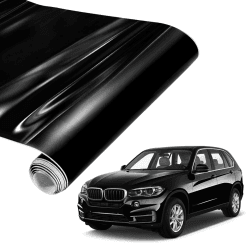 Spurtar Vinylfolie Schwarz Hochglanz, 30,5 x 152 cm 🚗🛠️
