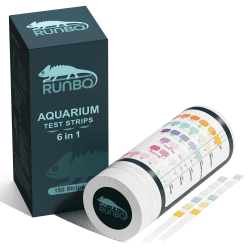 RUNBO 6-in-1 Aquarium-Teststreifen, 150 Stück 🐠🌿🔬