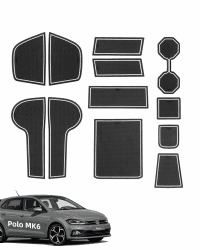 LANGBEAN Antirutschmatten für VW Polo MK6 2018-2024 🚗🔲