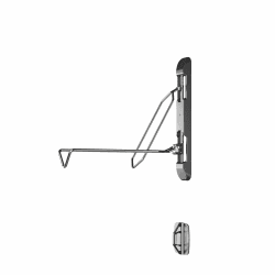 conecto Fahrrad-Wand-Halterung | 5-stufige Höhenverstellung | 60° schwenkbar 🚲