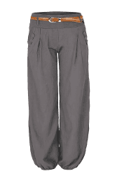 Cindeyar Damen Haremshose mit Gürtel, Aladin Pants 👖🌟