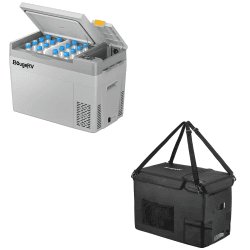 BougeRV CRPRO 29L Kompressor-Kühlbox (Grau) mit Aufbewahrungstasche