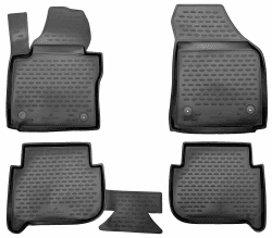 🚗 Walser XTR Gummi Fussmatten für VW Touran I, II 5-Sitzer 2003-2015 🛡️