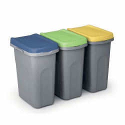 🌟 Super Deal! Casaria® 3x Mülleimer Küche 25L mit Deckel Set 🗑️