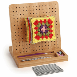 Coopay Granny Square Spanner 20x20 cm Blocking Board Häkeln mit 30 Edelstahl Stabstiften 🧵🪡