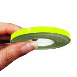 🚗🎨 4R Quattroerre.it 10474 Trim Stripes Klebestreifen für Autos, Fluogelb, 5 mm x 10 mt - Sonderangebot!