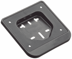 🛵 Angebotsknüller! Plate Holder RMS für Piaggio/Vespa Ciao SI, schwarz