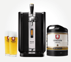 Perfectdraft Zapfanlage + Spaten Fass 6 Liter + 2 Gläser 40cl