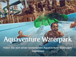 Kostenloser Tageseintritt in Dubais Aquaventure Waterpark
