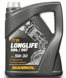 MANNOL 5 L LITER LONGLIFE 504/507 5W-30 MOTORÖL
