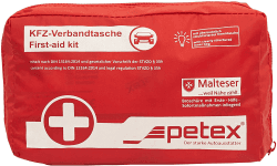 [Prime] Petex 43930012 Verbandtasche Inhalt nach DIN 13164, rot