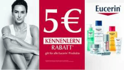 5€ Eucerin Apotheken Gutschein bei 20€ MBW