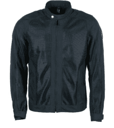 Helstons Stoner Mesh Motorrad Textiljacke Dunkelblau