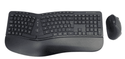 CONCEPTRONIC Wireless Keyboard+Mouse,ergo,Layout italien. sw