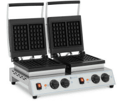 Royal Catering Dop­pel-Waf­fel­ei­sen - belgische Waffeln
