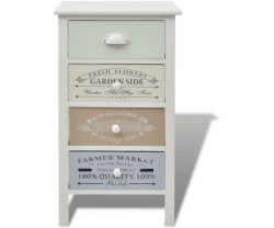 vidaXL Schränk­cken Fran­zö­si­scher Stil Holz 8718475971313