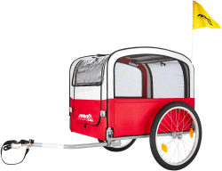 RCP Hundeanhänger XL rot/grau