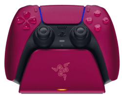 Razer Schnellladestation für PS5 DualSense Wireless-Controller in Cosmic Red