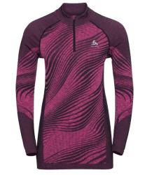 Odlo Women Blackcomb Eco Base Layer HalfZip Neck Shirt Damen