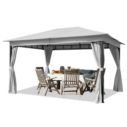 Toolport Sunset Classic Gartenpavillon 3 x 4 m stone