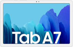 Samsung Galaxy Tab A7, Android Tablet, LTE, 7.040 mAh Akku, 10,4 Zoll TFT Display, vier Lautsprecher, 32 GB/3 GB RAM, Tablet in Silber